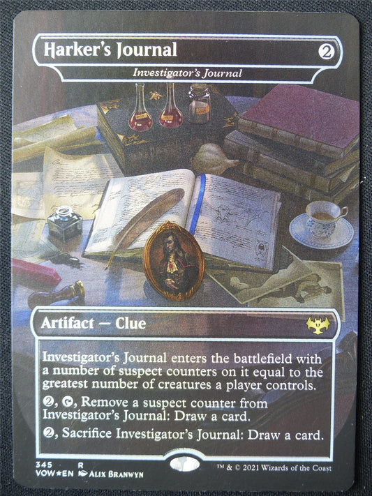 Harker's Journal Borderless Foil - VOW - Mtg Card #1VA