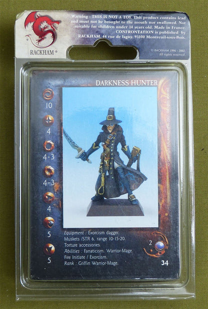 Confrontation: Darkness Hunter Blister - Rackham Metal Minis OOP #263