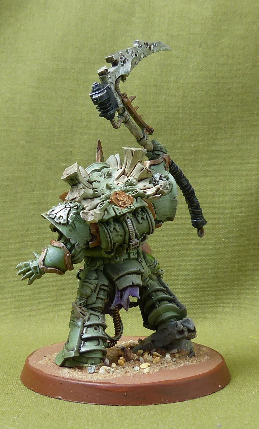 Typhus Herald of the Plague God painted - Death Guard - Warhammer 40K #36Q