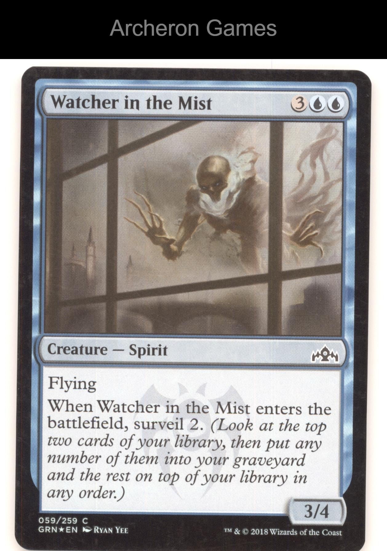Watcher in the Mist 59 C MTG Card Guilds of Ravnica