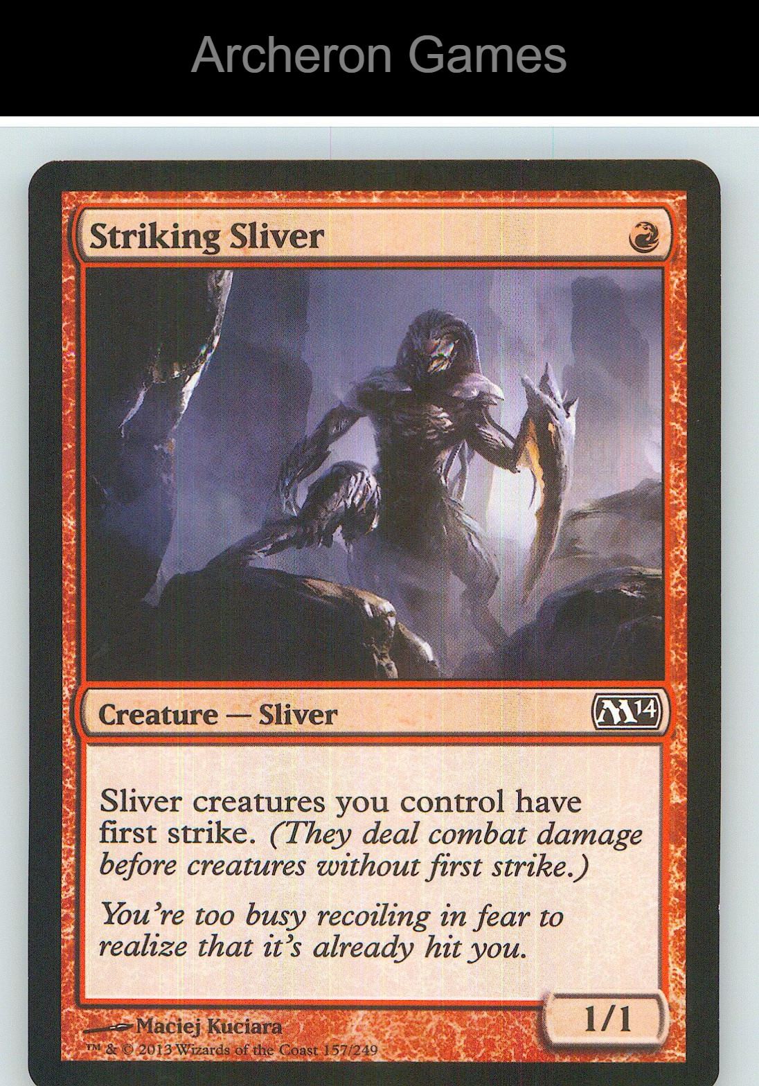 Striking Sliver M14 157 C MTG Card NM/EX+