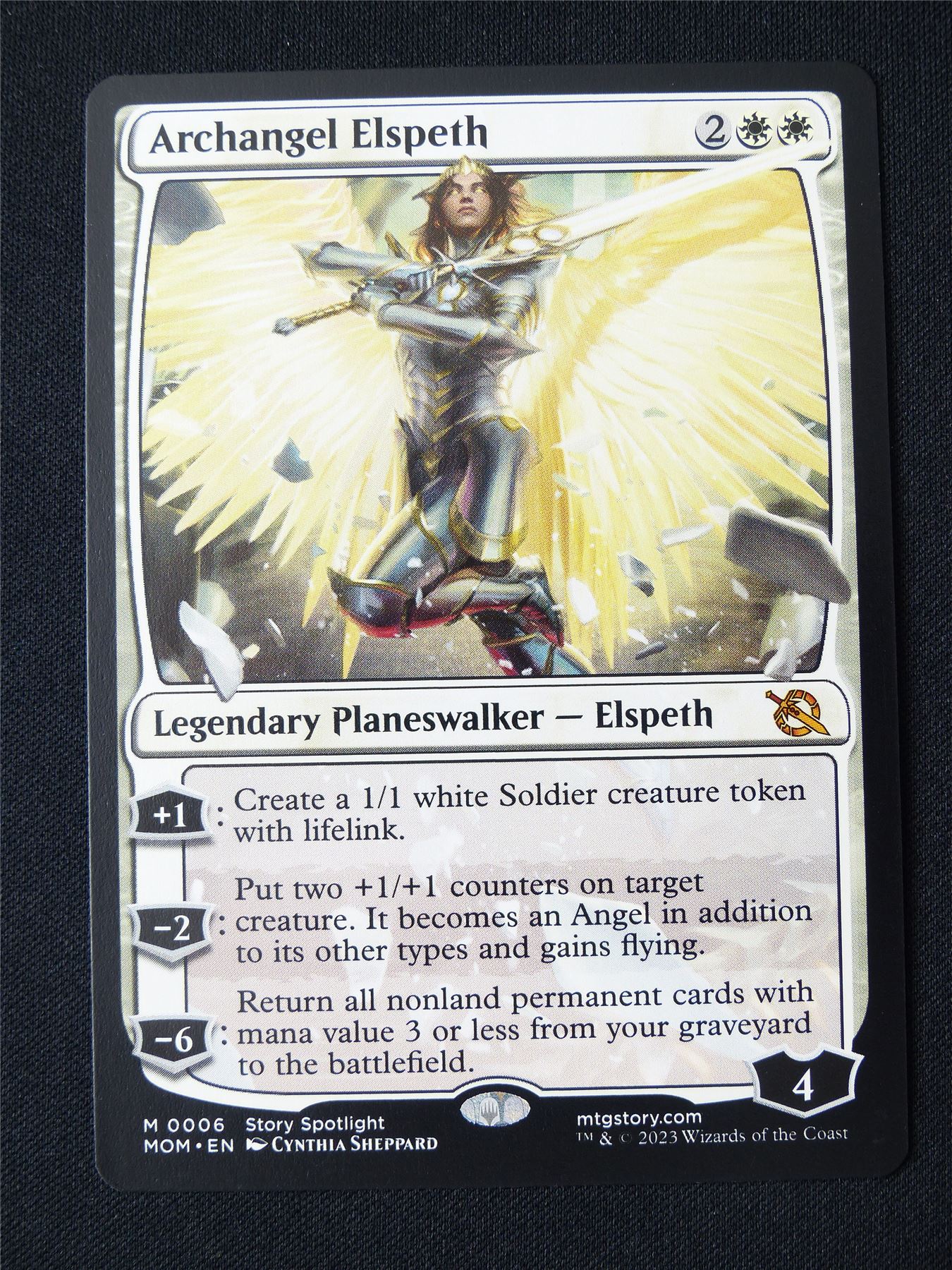 Archangel Elspeth - MOM - Mtg Card #11S