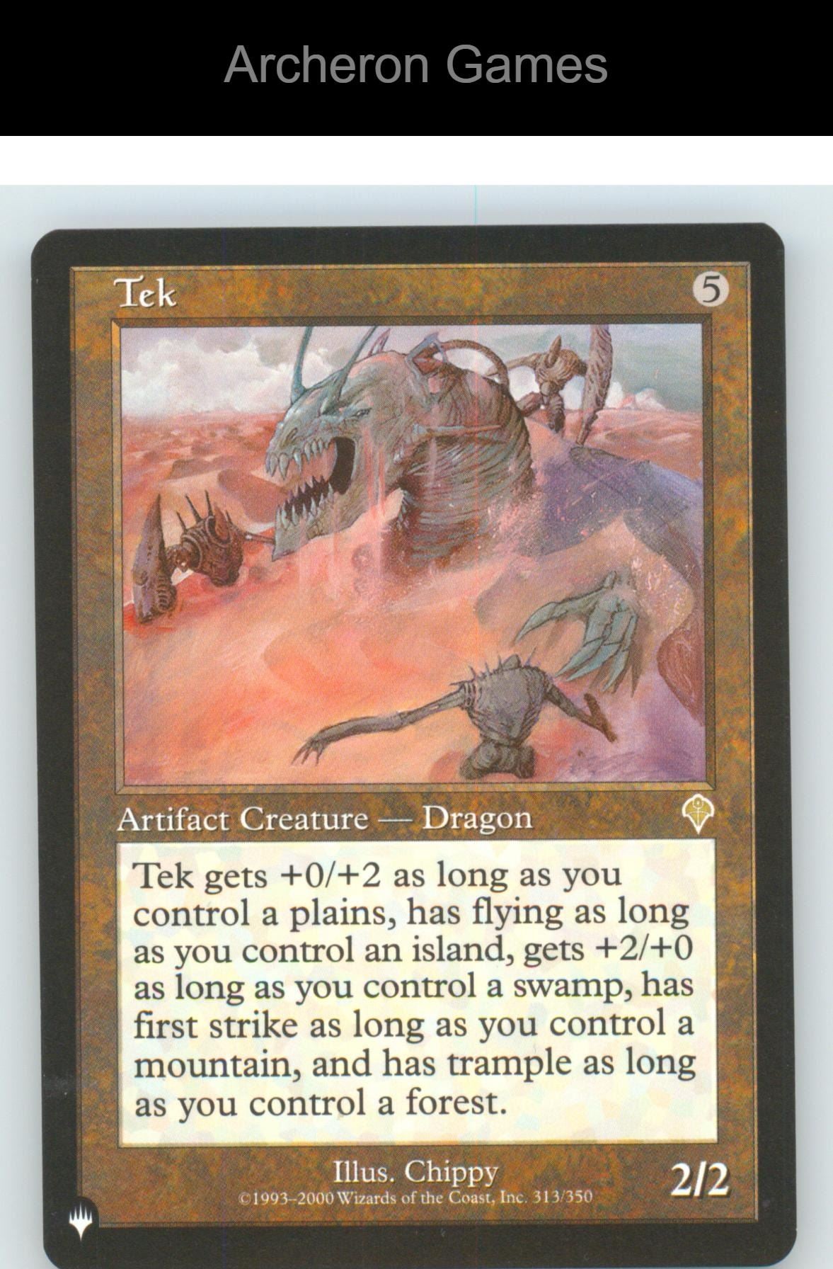 Tek INV 313 R MTG Card NM/EX+