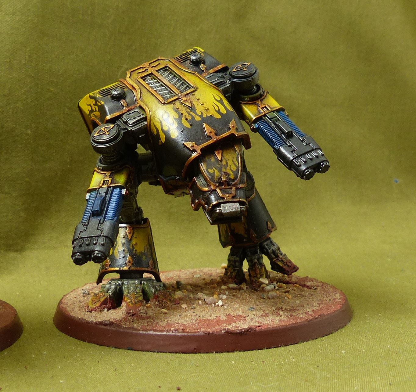Warhound Scout Titans painted - Warhammer Legions Imperialus #WV
