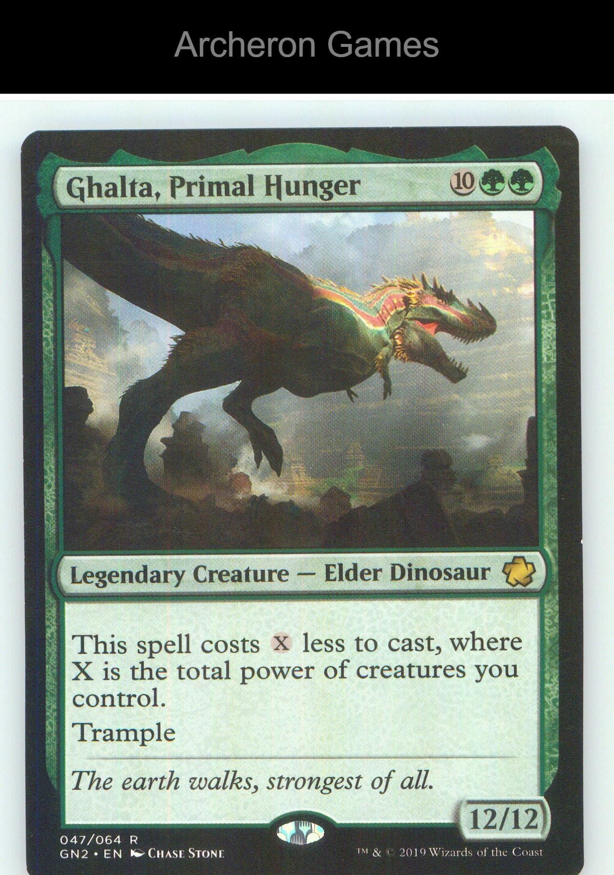 Ghalta, Primal Hunger GN2 47 R MTG Card NM/EX+