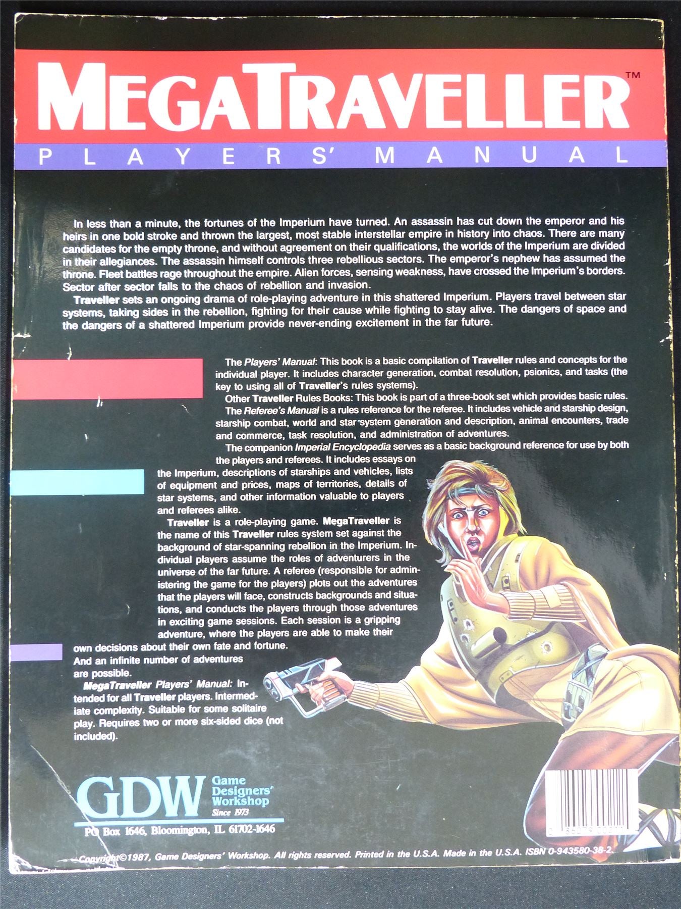 MegaTraveller Player's Manual - GDW Roleplaying Booklet #2RF
