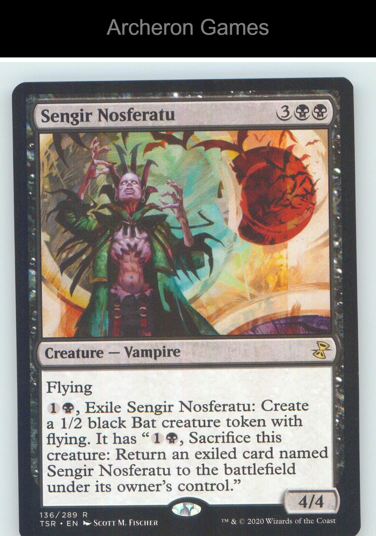 Sengir Nosferatu TSR 136 R MTG Card NM/EX+