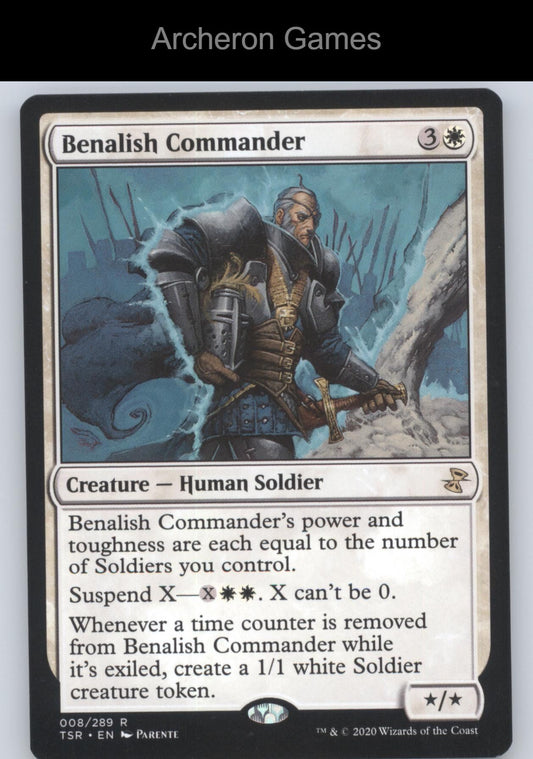 Benalish Commander 8 R MTG Card Time Spiral: Remastered