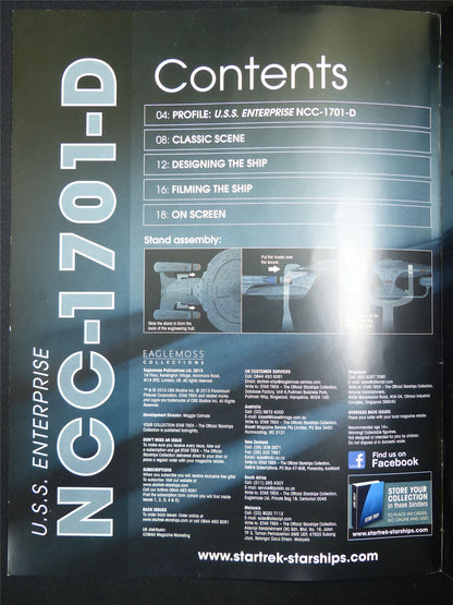 Star Trek The official Starships Collection #1 -  Eaglemoss Magazine #2WI