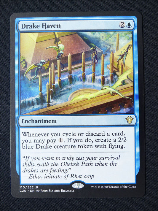 Drake Haven - C20 - Mtg Card #34E