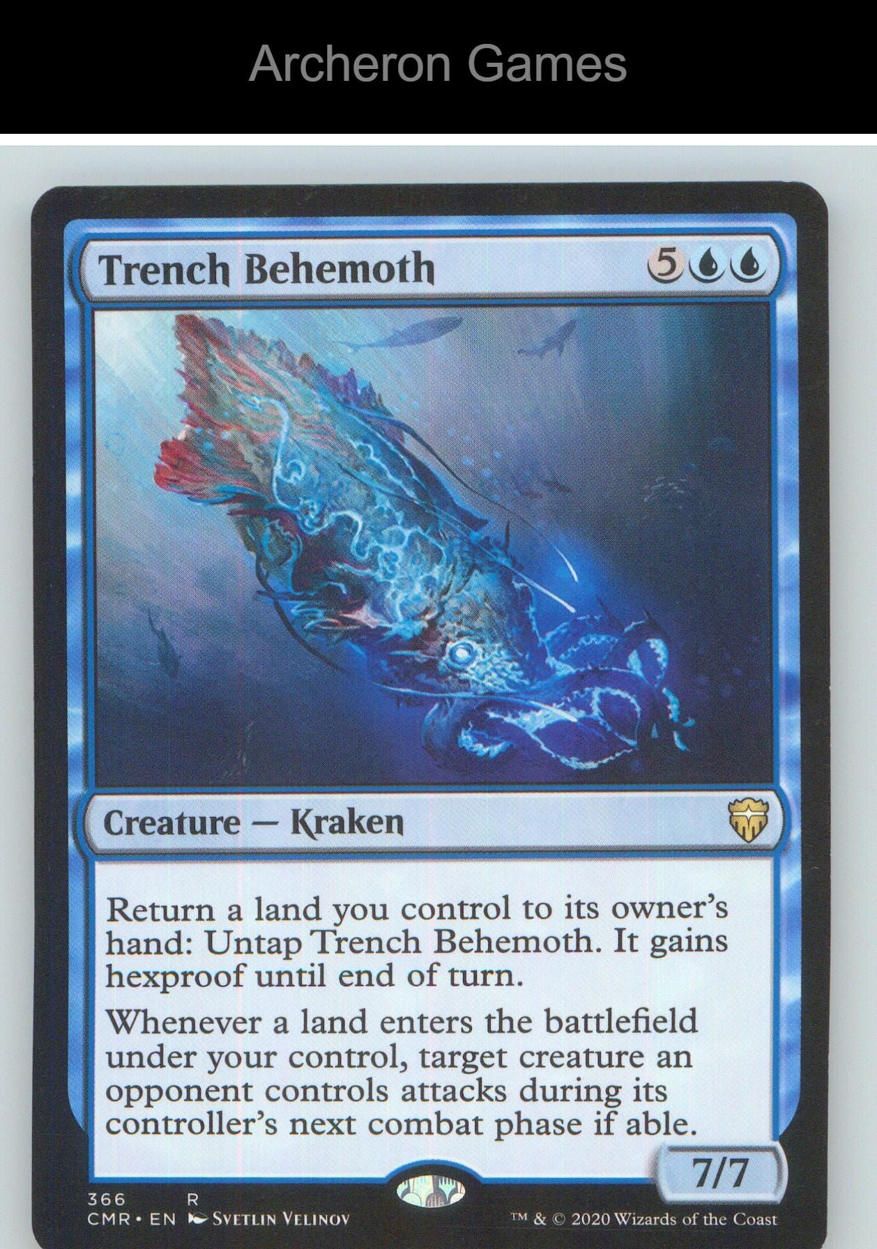 Trench Behemoth CMR 366 R MTG Card NM/EX+