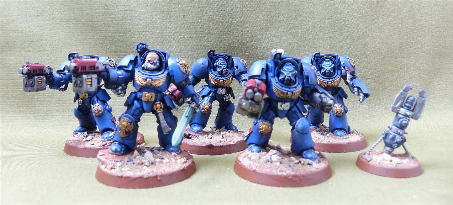 Space Marines - Terminator Squad painted - Warhammer 40K #19Z