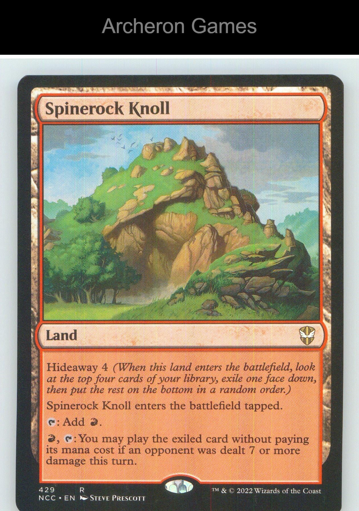 Spinerock Knoll NCC 429 R MTG Card NM/EX+