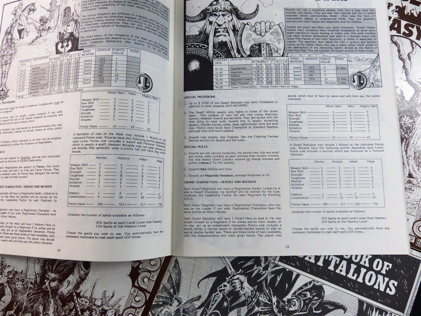 Forces of Fantasy: A Warhammer Supplement Roleplaying Game OOP Rare #1XQ