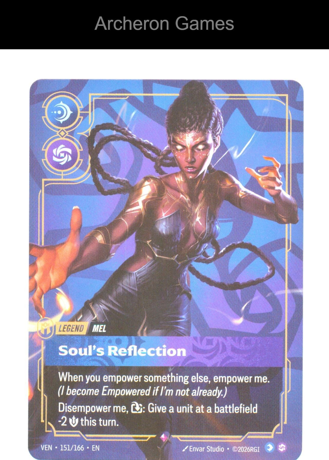 Mel - Soul's Reflection VEN 151/166 R Vendetta Riftbound Card Foil