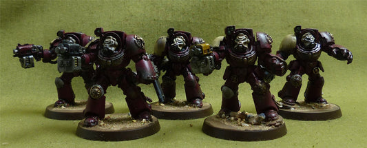 Terminator Squad painted - Space Marines - Warhammer 40K #1BC