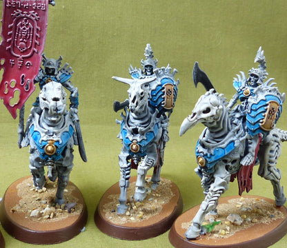 Kavalos Deathriders painted - Ossiarch Bonereapers - Warhammer AoS #4ZD