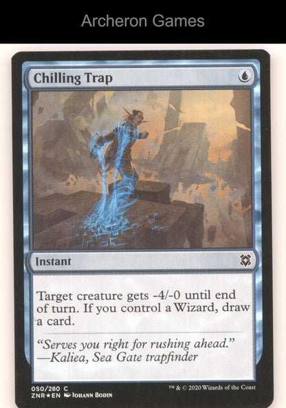 Chilling Trap 50 C MTG Card Zendikar Rising
