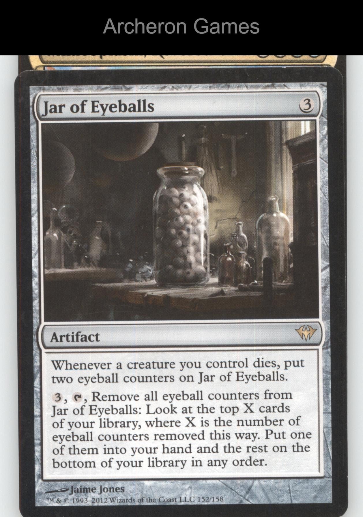 Jar of Eyeballs 152 R MTG Card Dark Ascension