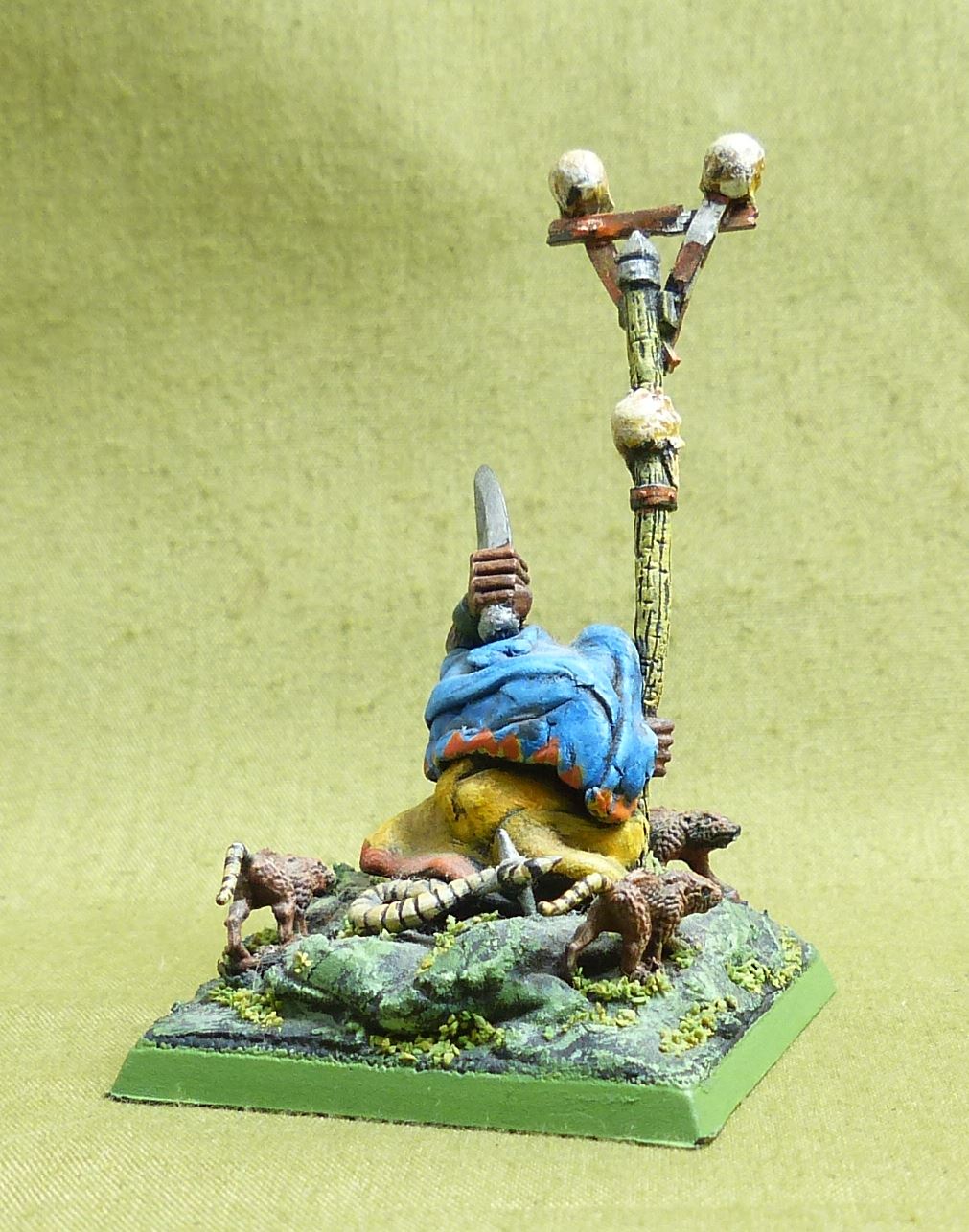 Chaos Sorcerer Converted painted - Skaven - Warhammer AoS #4V3