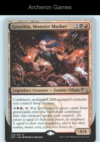 Grusilda, Monster Masher 132 R MTG Card Unstable