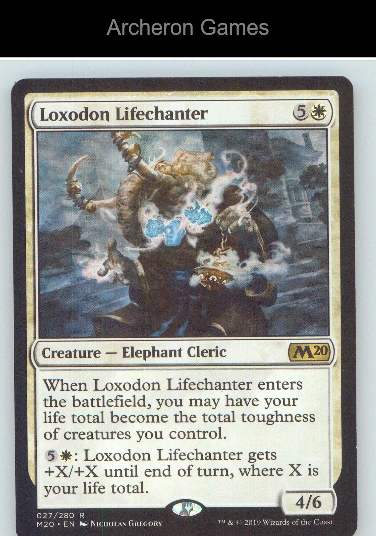 Loxodon Lifechanter M20 27 R MTG Card NM/EX+