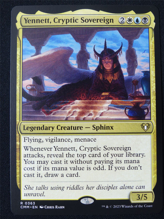 Yennett Cryptic Sovereign - CMM - Mtg Card #25W