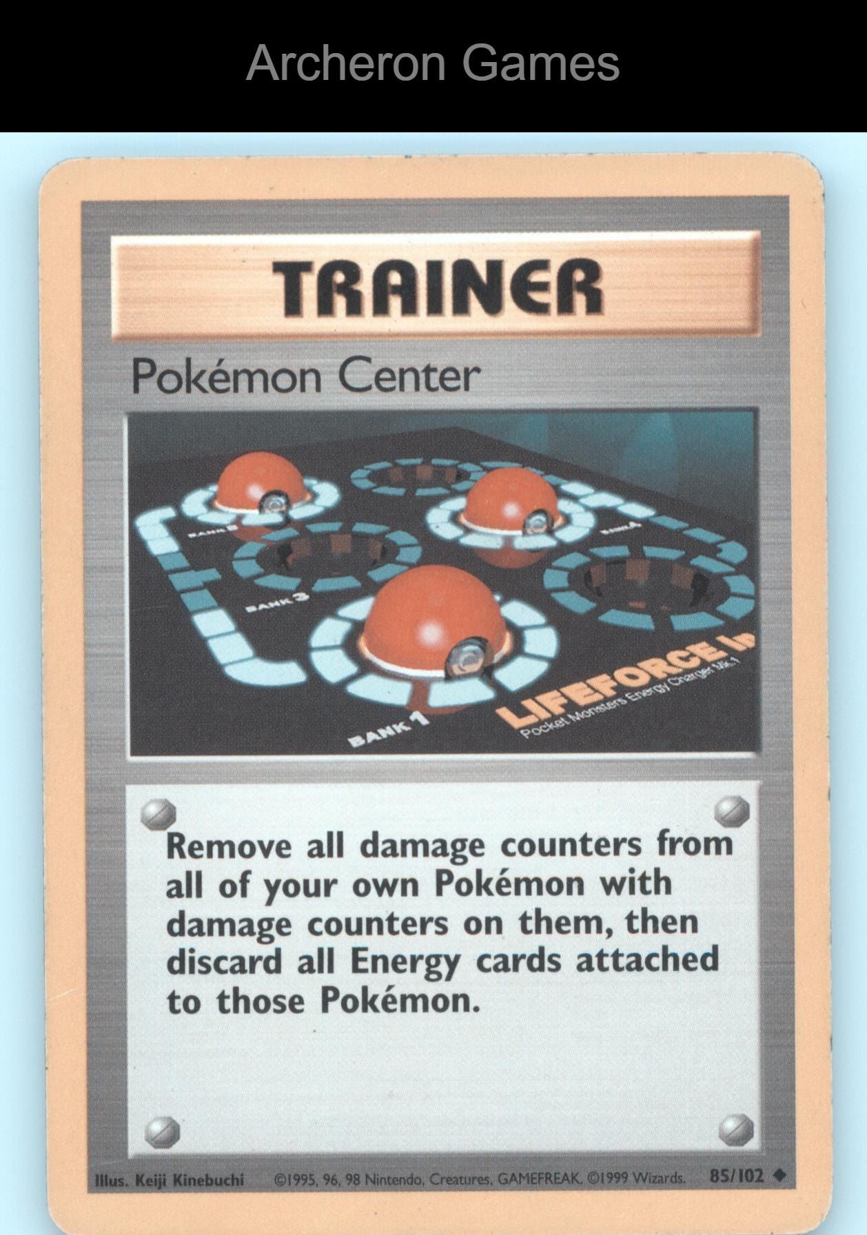Pokemon Card Pokemon Center BS 85/102 UC Base Set Unlimited