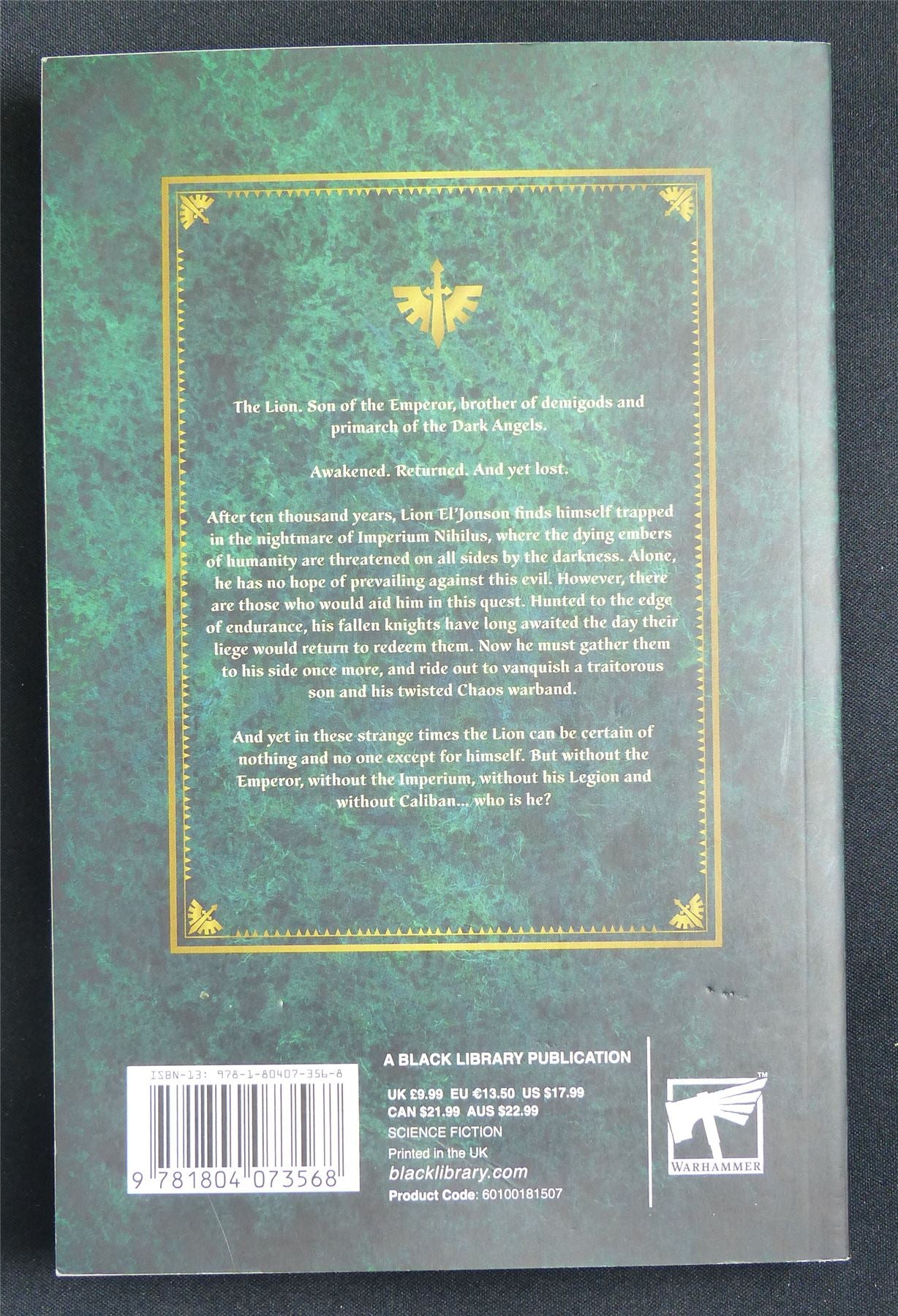 The Lion Son of the Forest by Mike Brooks - Warhammer Novel #5WP