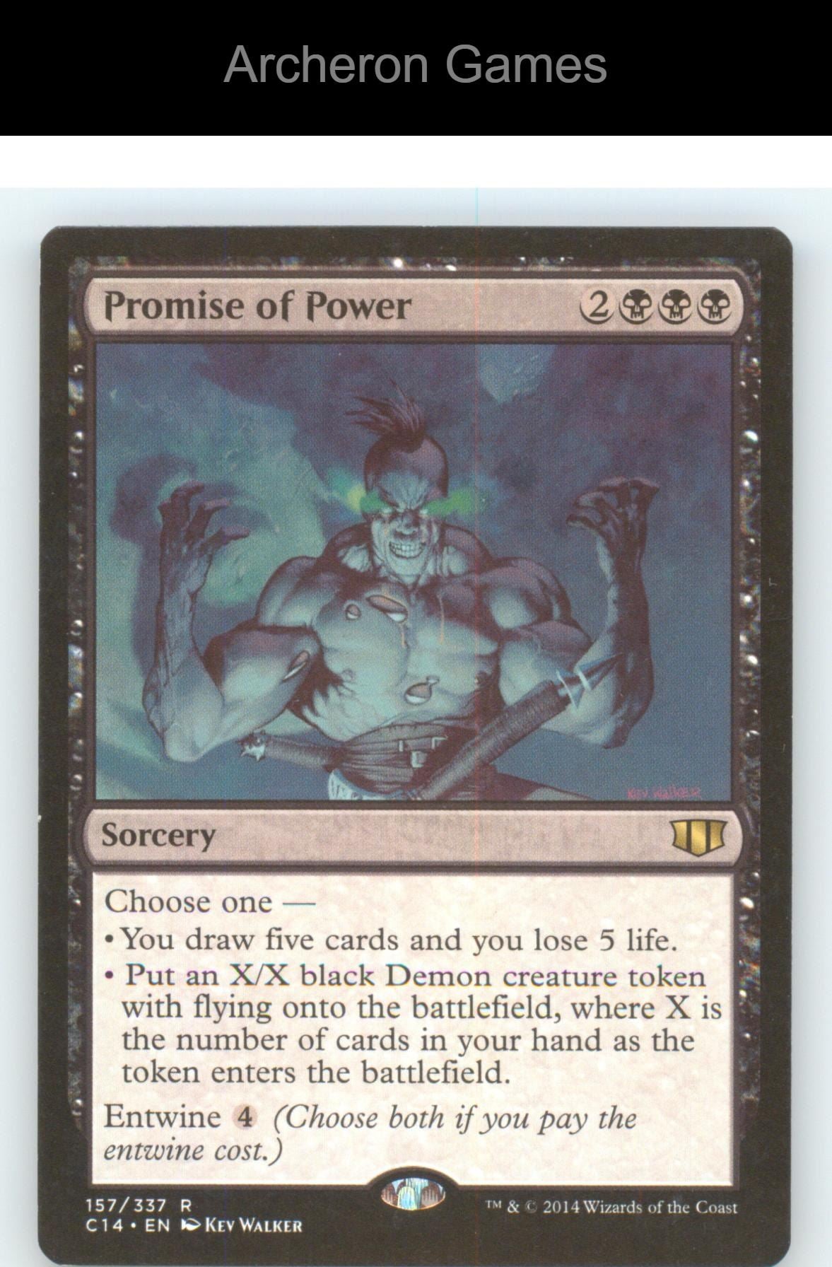 Promise of Power C14 157 R MTG Card NM/EX+