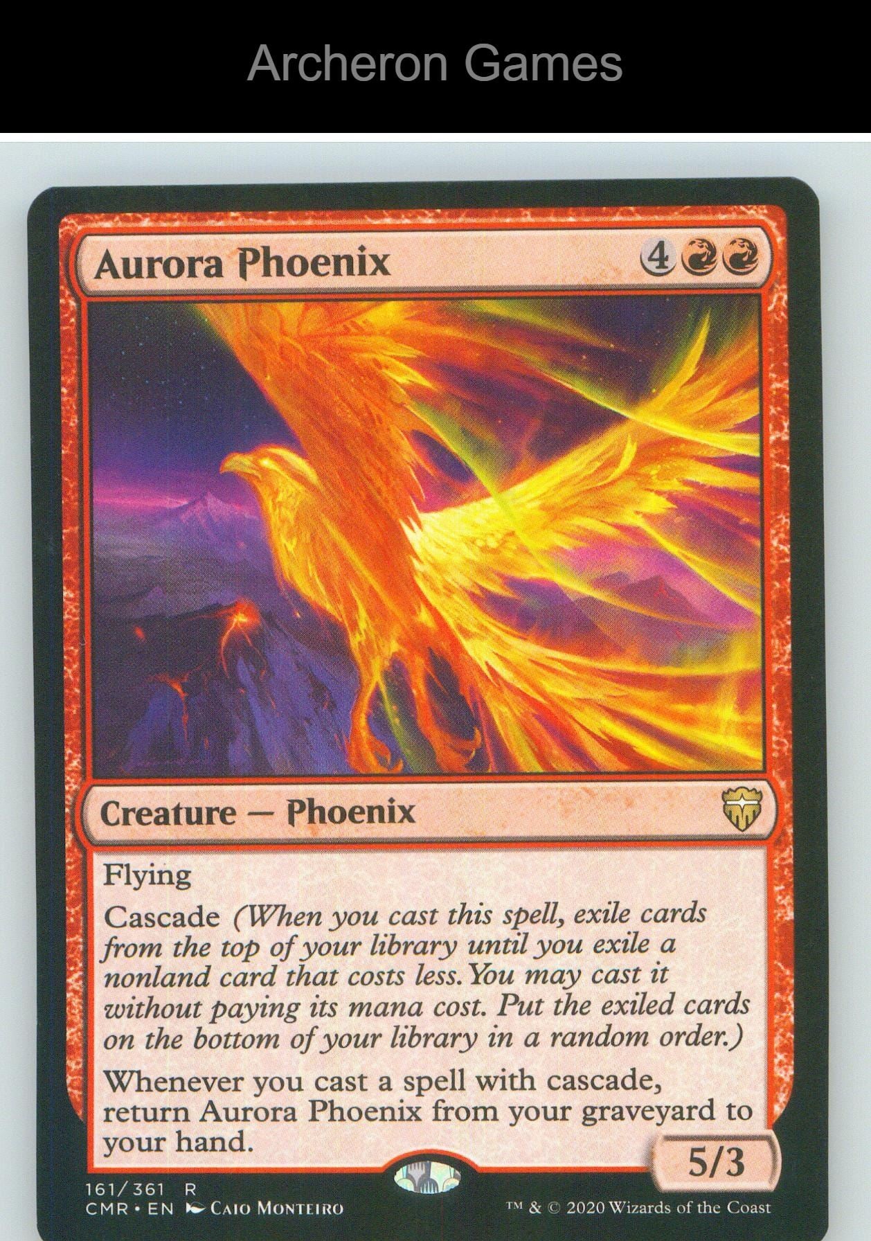 Aurora Phoenix CMR 161 R MTG Card NM/EX+