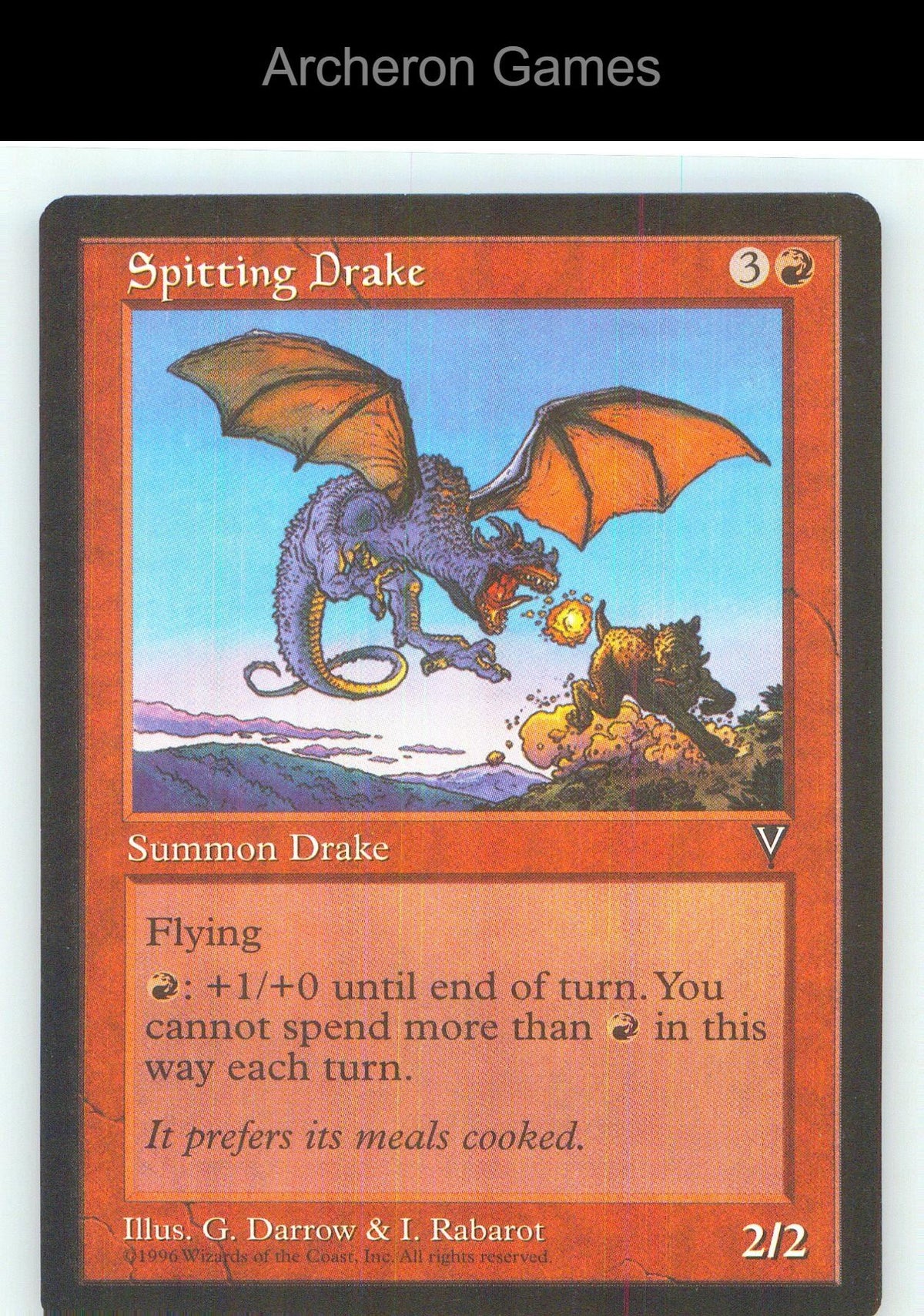 Spitting Drake VIS UC MTG Card NM/EX+