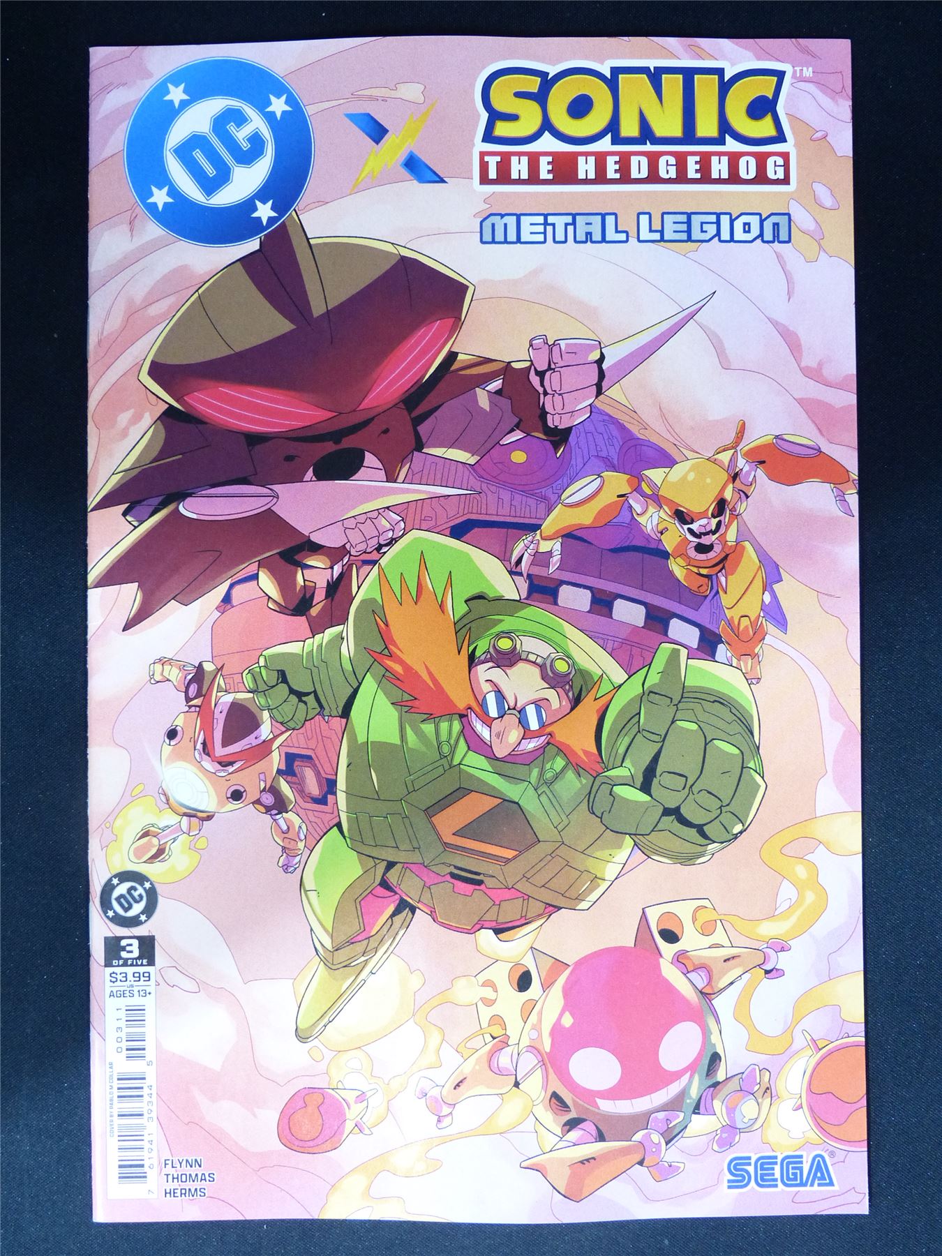 DC x SONIC The Hedgehog: Metal Legion #3 Cvr A - Sep 2026 DC Comic #1TR