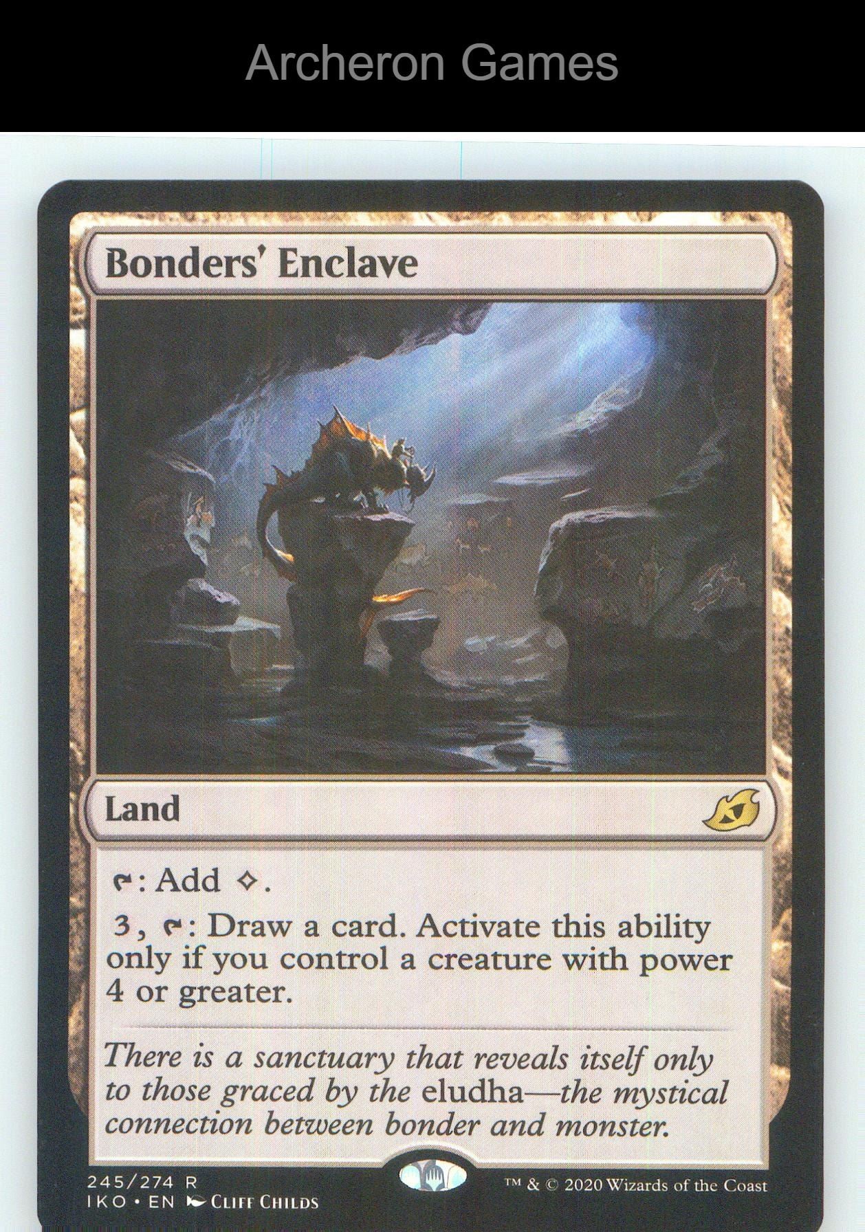 Bonders' Enclave IKO 245 R MTG Card NM/EX+