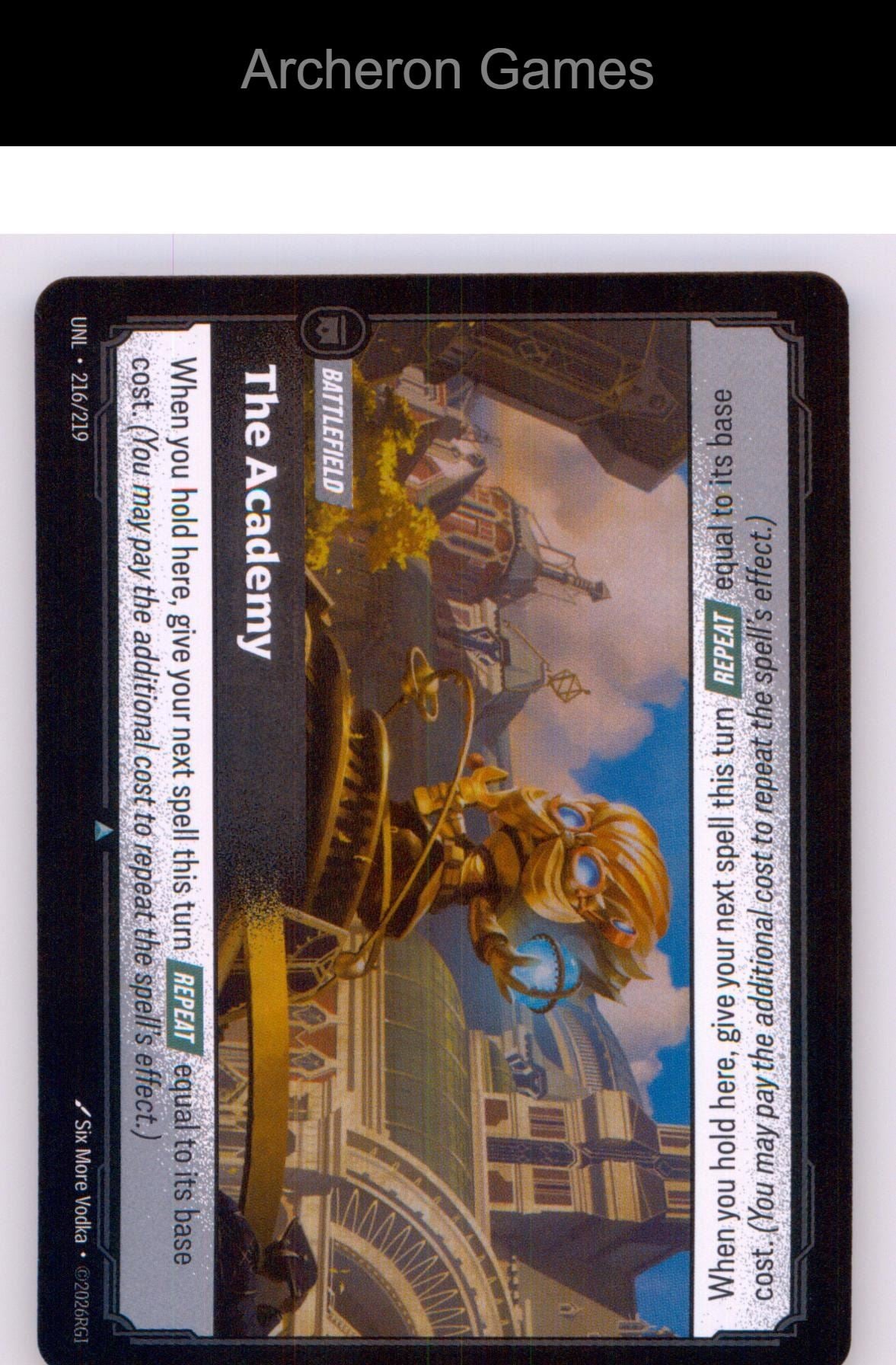 The Academy UNL 216/219 UC Unleashed Riftbound Card