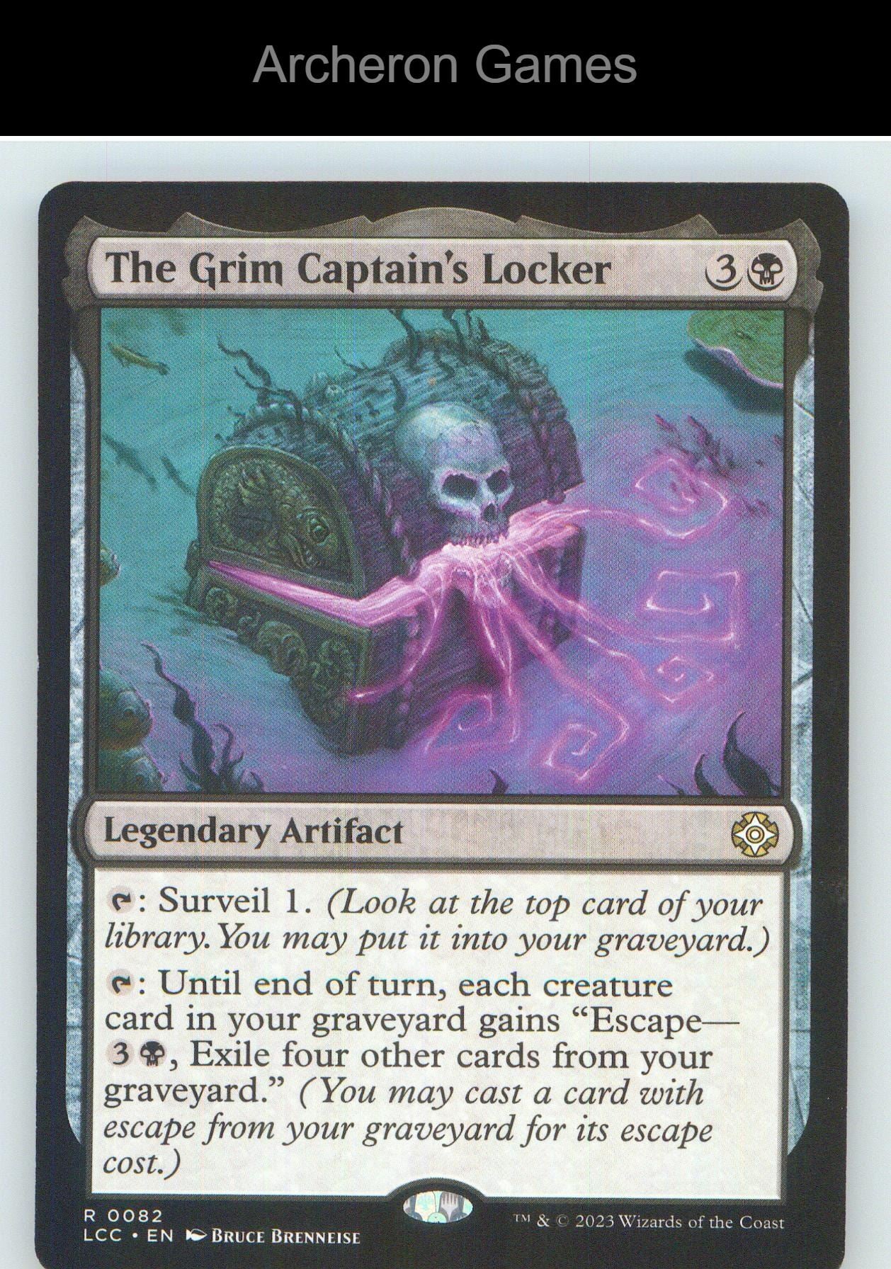 The Grim Captain's Locker LCC 82 R MTG Card NM/EX+