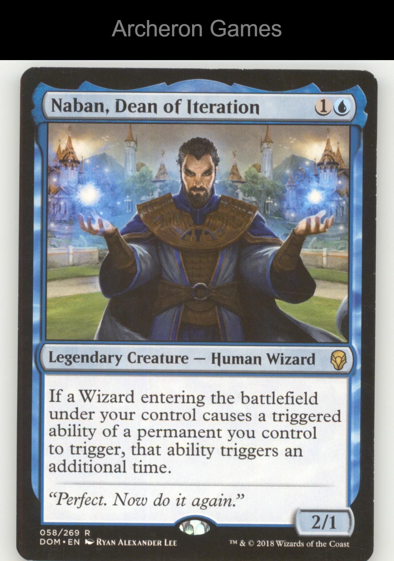 Naban, Dean of Iteration 58 R MTG Card Dominaria