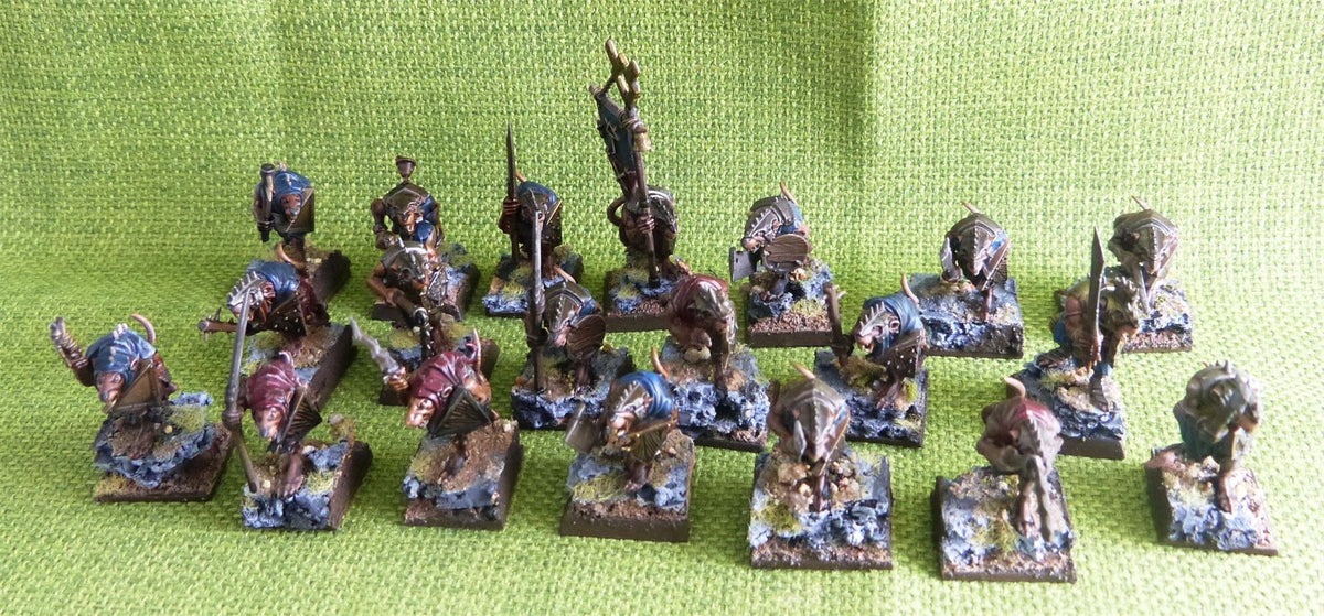 Skaven - Clan Rats - Painted x 20 - Warhammer AoS 40k #FK