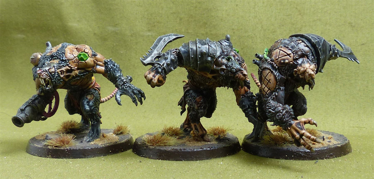 Rat Ogors painted - Skaven - Warhammer AoS #5SF