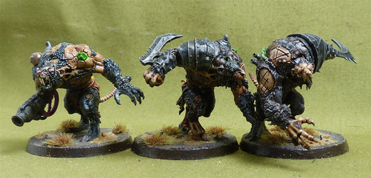 Rat Ogors painted - Skaven - Warhammer AoS #5SF