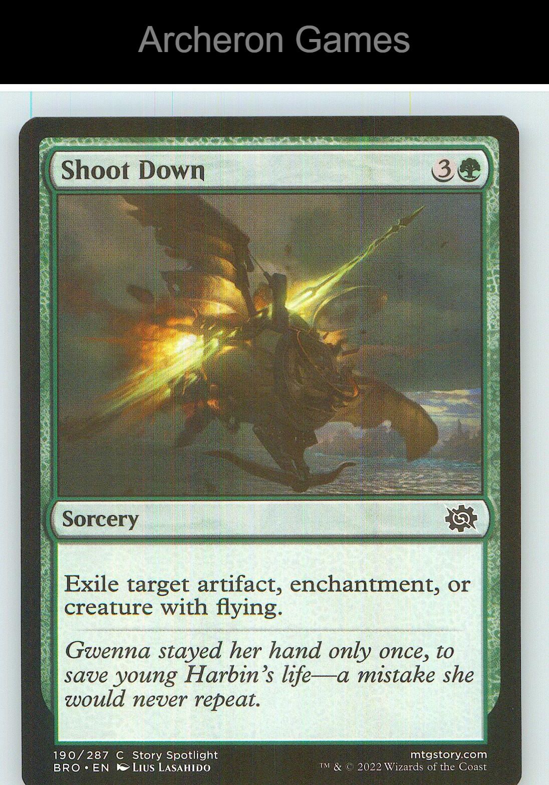 Shoot Down BRO 190 C MTG Card NM/EX+