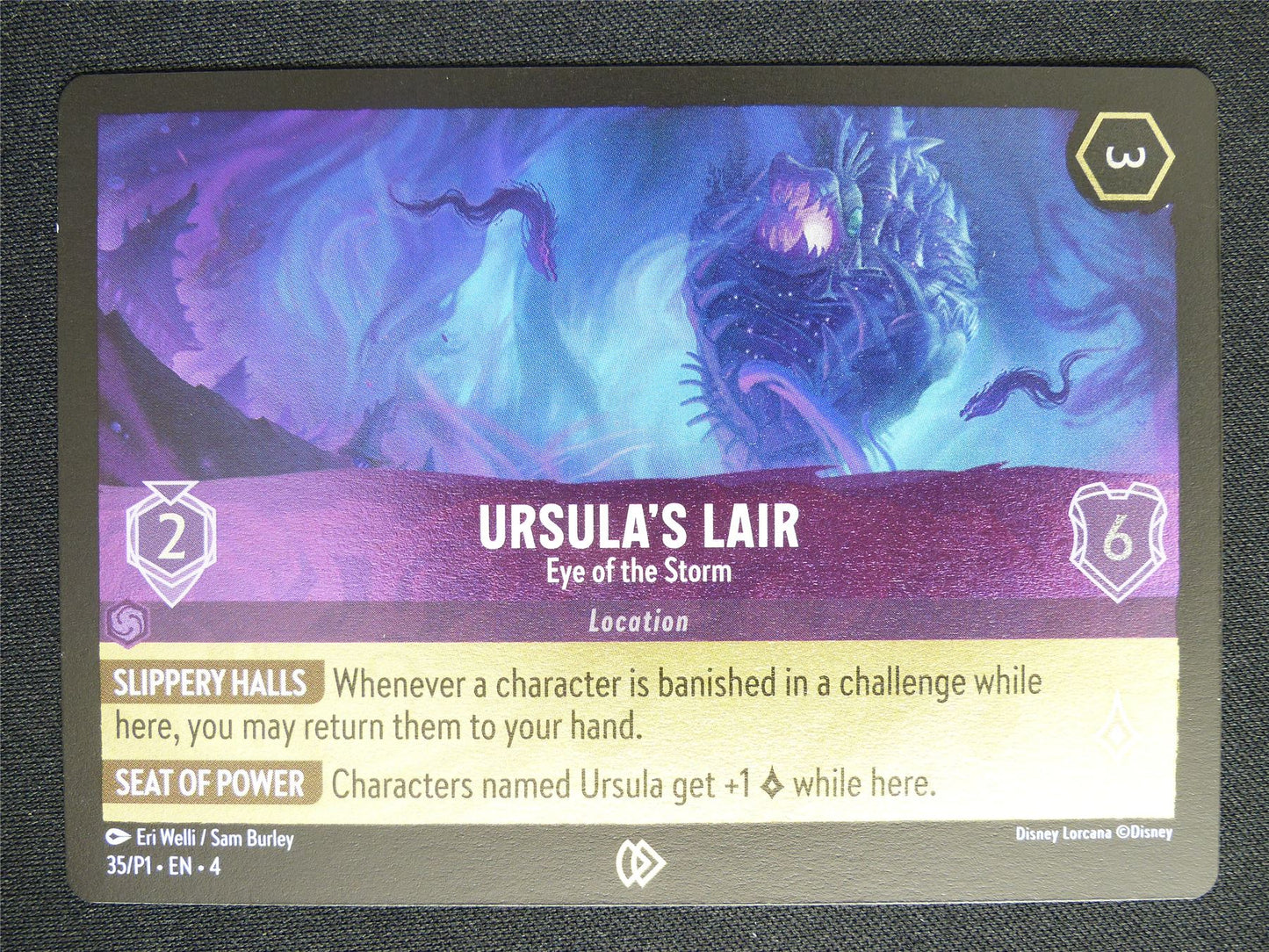 Ursula's Lair Eye of the Storm 35/P1 Foil - Lorcana Card #14E