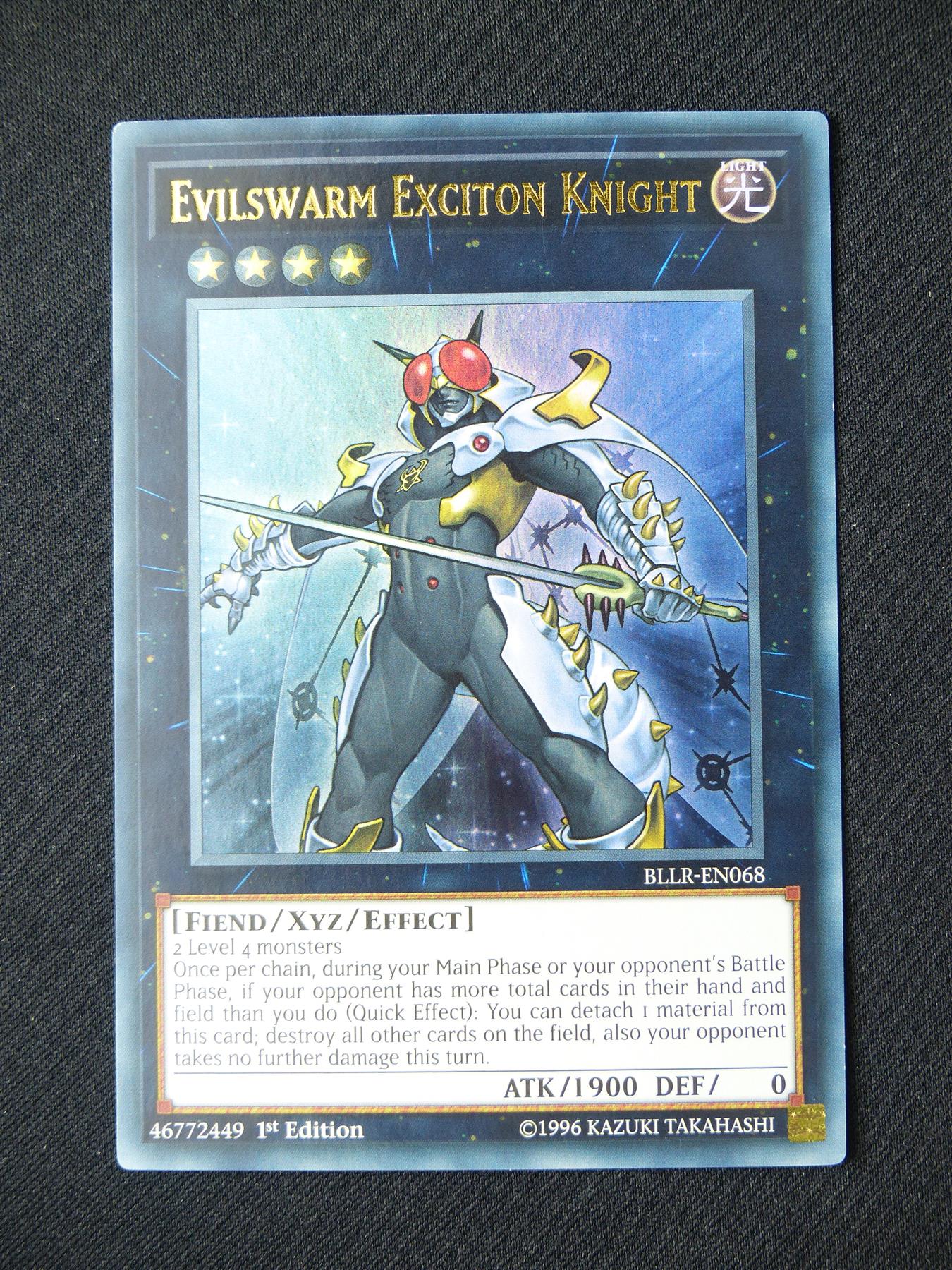 Evilswarm Exciton Knight BLLR Ultra Rare - 1st ed Yugioh Card #3A8