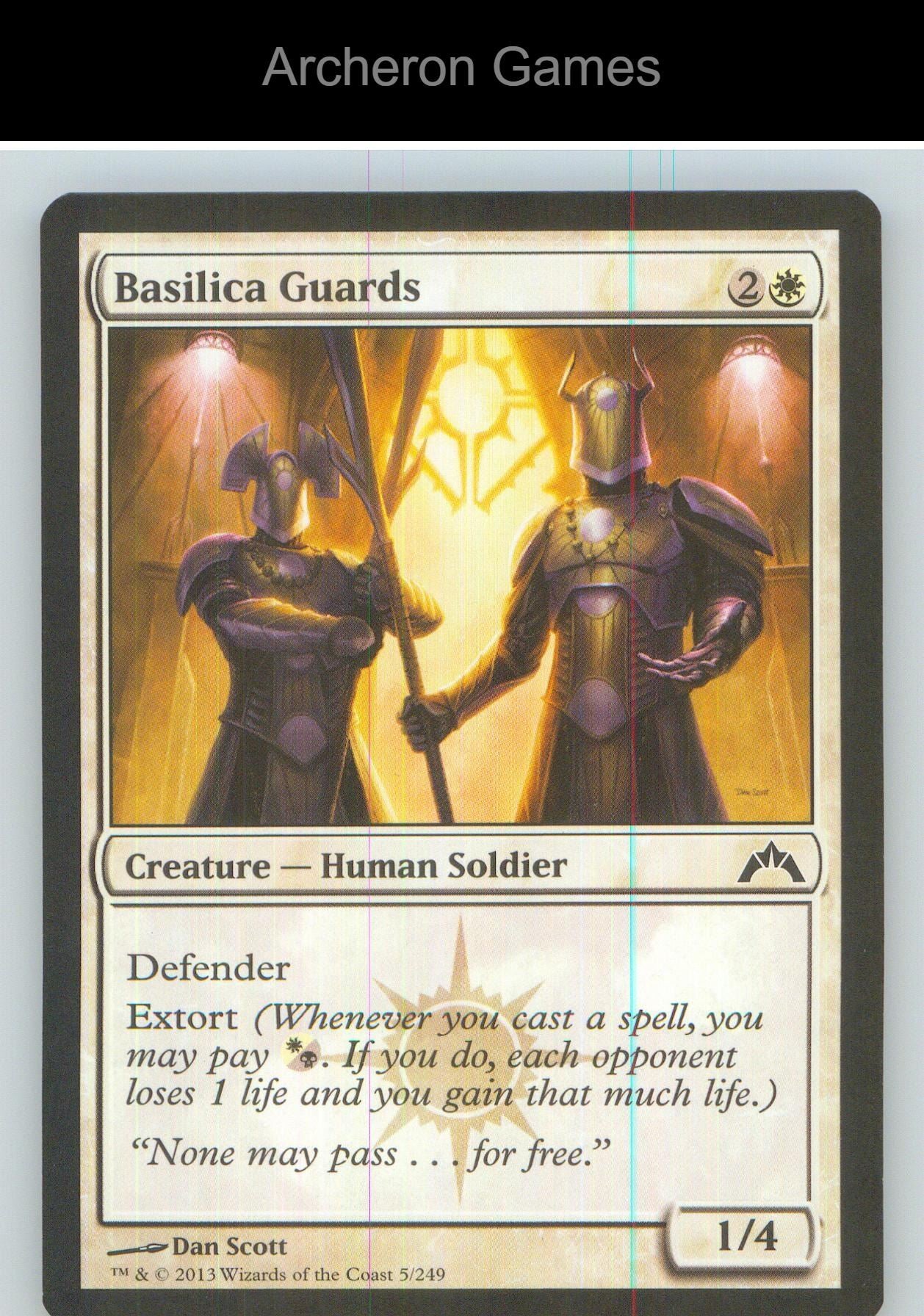 Basilica Guards GTC 5 C MTG Card NM/EX+