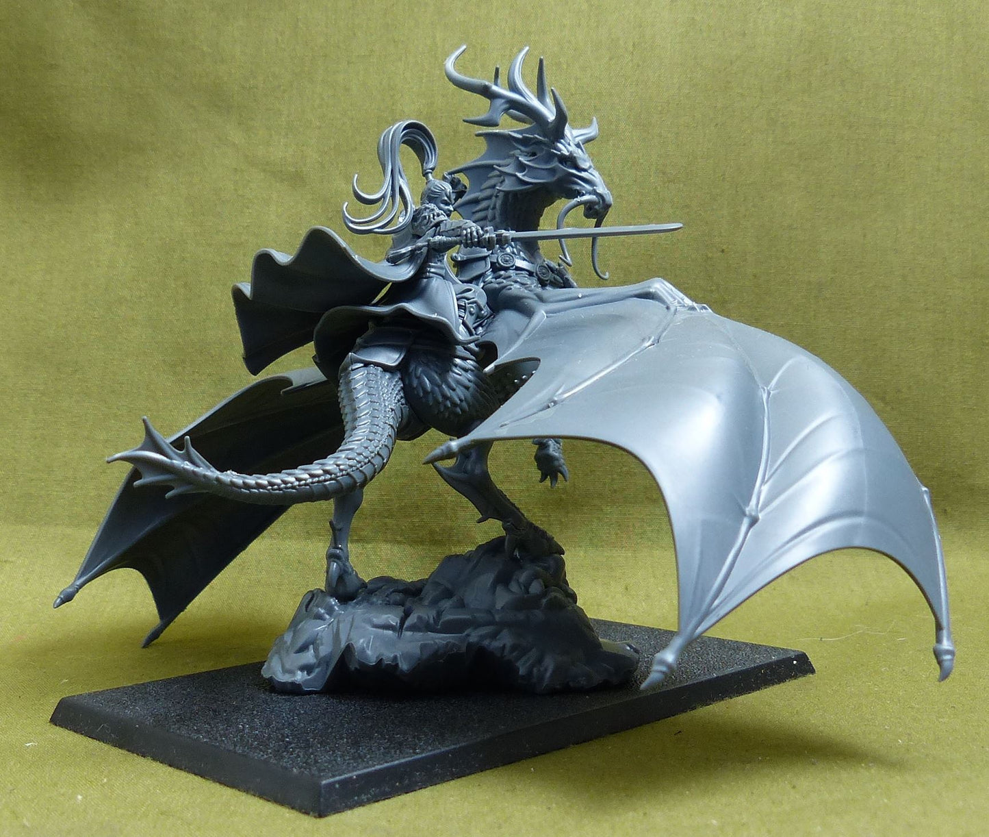 Shugengan Lord on Great Spirit Longma - Grand Cathay - Warhammer Old World #2AA