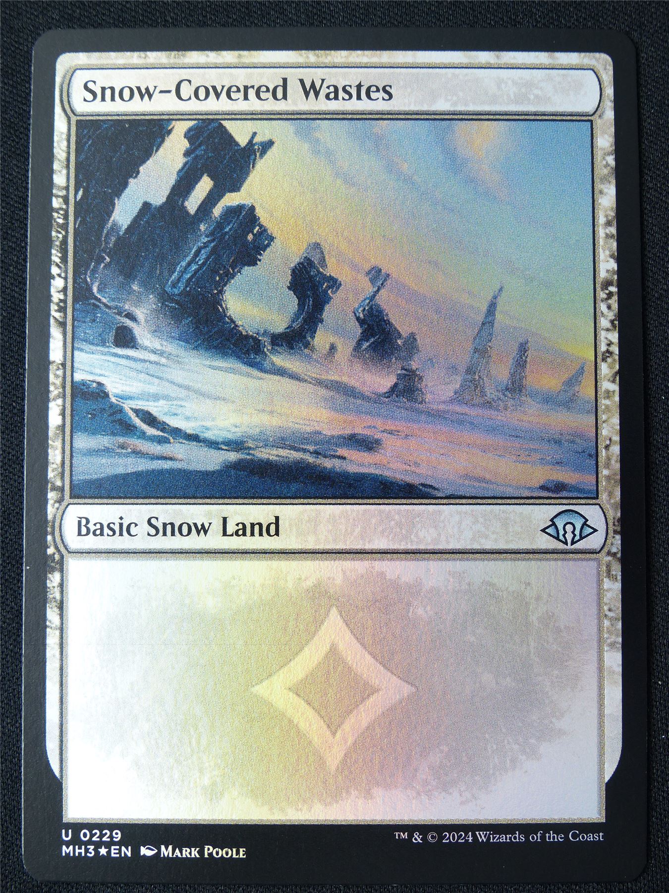 Snow-Covered Wastes Foil - MH3 - Mtg Card #48P