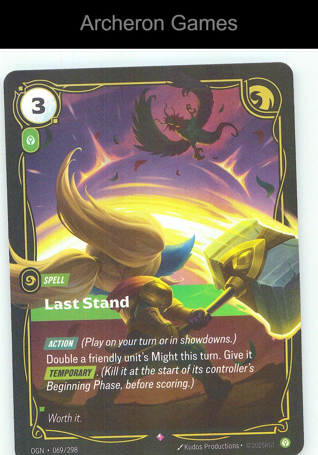 Last Stand OGN 069/298 R Origins Riftbound Card