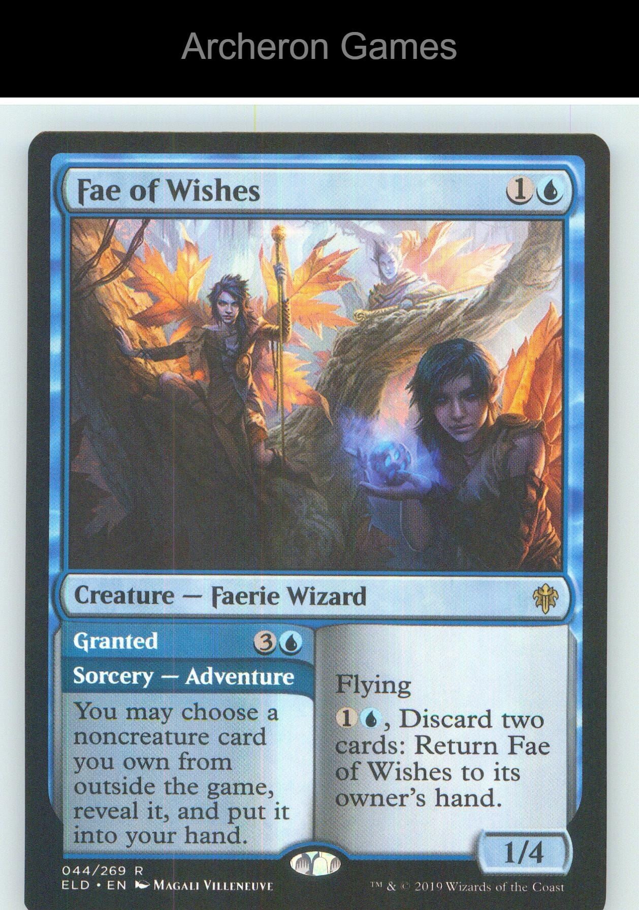 Fae of Wishes ELD 44 R MTG Card NM/EX+