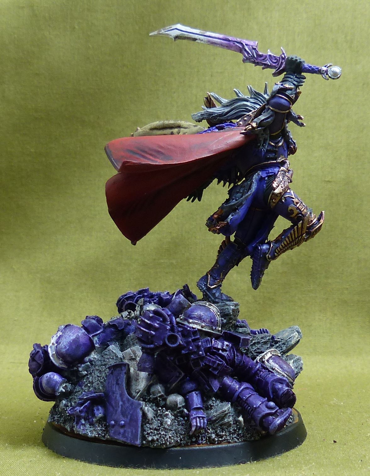 Fulgrim Primarch of the Emperor's Children Legion painted - Emperor's Children - Warhammer HH #41K