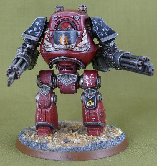 Word Bearers Contemptor Dreadnaught - Horus Hersey - Painted - Warhammer AoS 40k #2KY